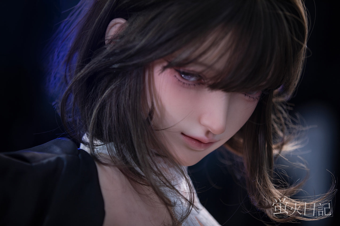 蛍火日記-玲珑 フルシリコン製 黒檀会議テーブルと支配のヒール ラブドール