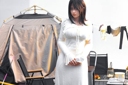 蛍火日記-琉璃 フルシリコン製 白いワンピースのレディ ラブドール