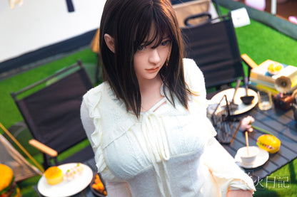 蛍火日記-琉璃 フルシリコン製 白いワンピースのレディ ラブドール