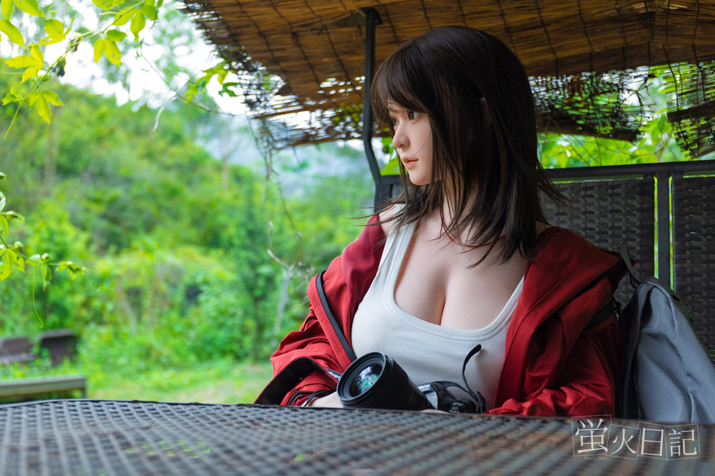 蛍火日記-久川 フルシリコン製 旅するカメラ少女 リュックに詰めた青春 ラブドール