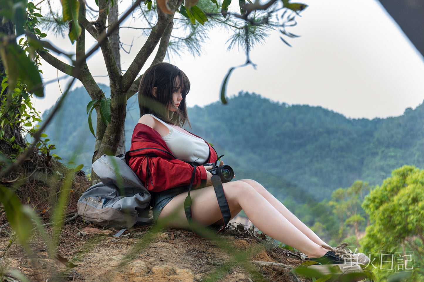 蛍火日記-久川 フルシリコン製 旅するカメラ少女 リュックに詰めた青春 ラブドール