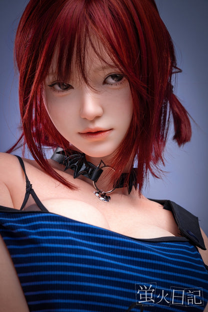 蛍火日記-小里森 フルシリコン製 赤髪の少女 ラブドール
