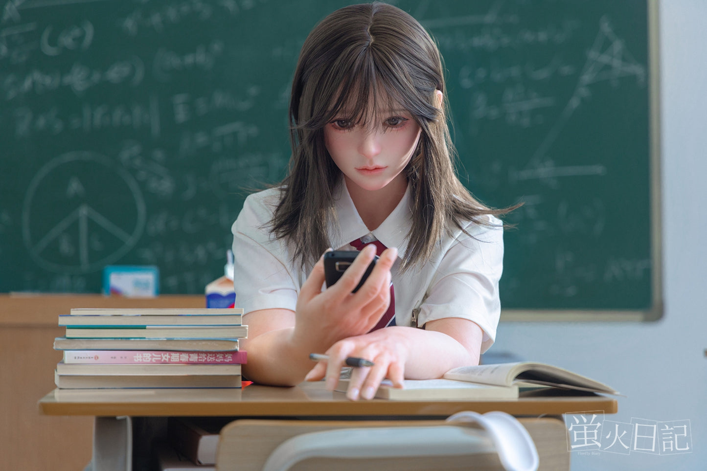 蛍火日記-琉璃 フルシリコン製 セーラー服 ラブドール