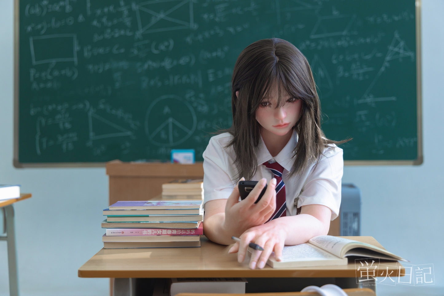 蛍火日記-琉璃 フルシリコン製 セーラー服 ラブドール