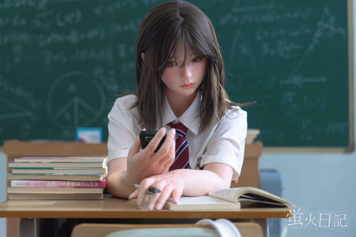 蛍火日記-琉璃 フルシリコン製 セーラー服 ラブドール