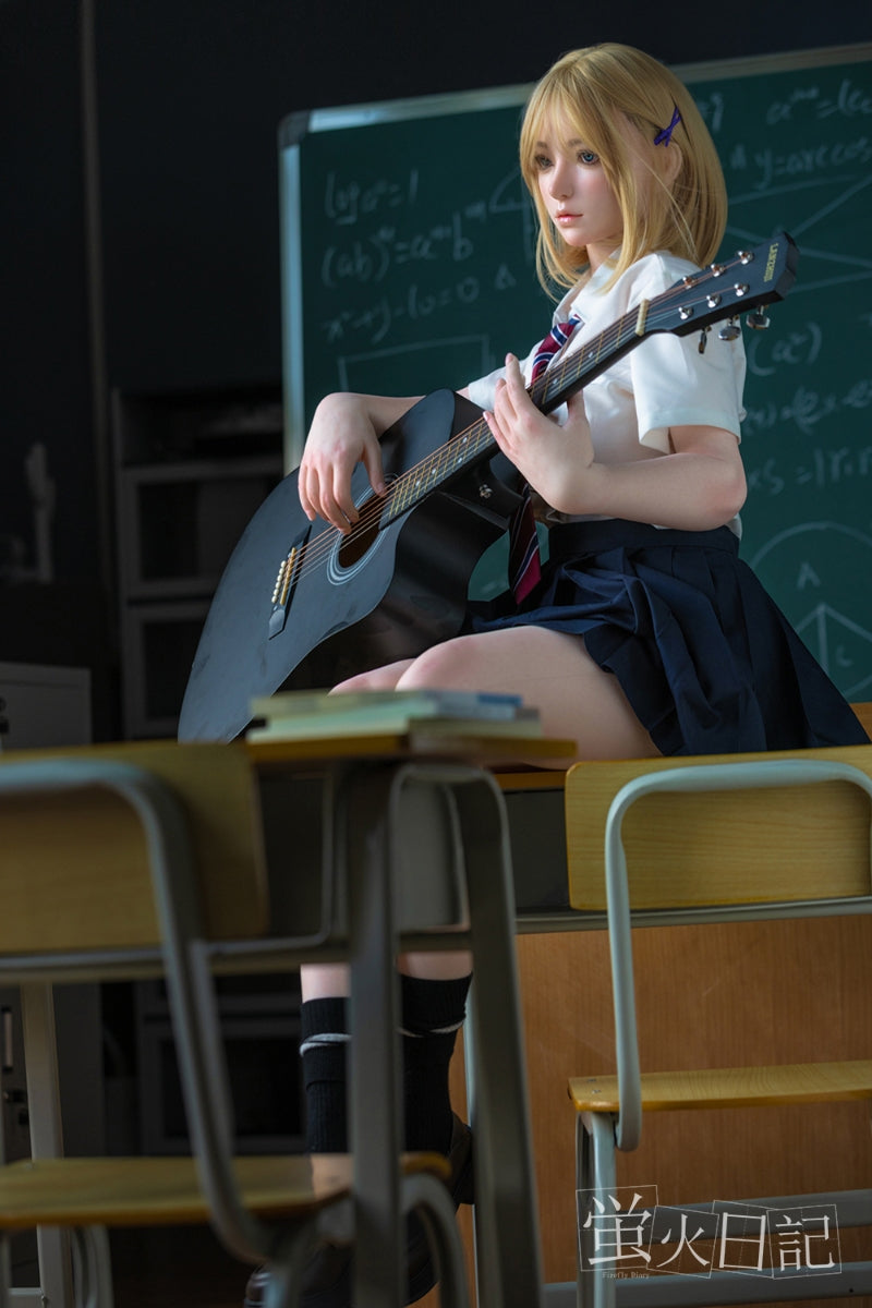 蛍火日記-西风 フルシリコン製 金髪教室の少女 ラブドール