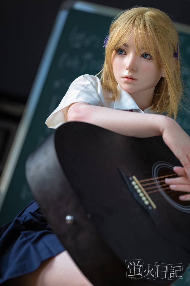 蛍火日記-西风 フルシリコン製 金髪教室の少女 ラブドール