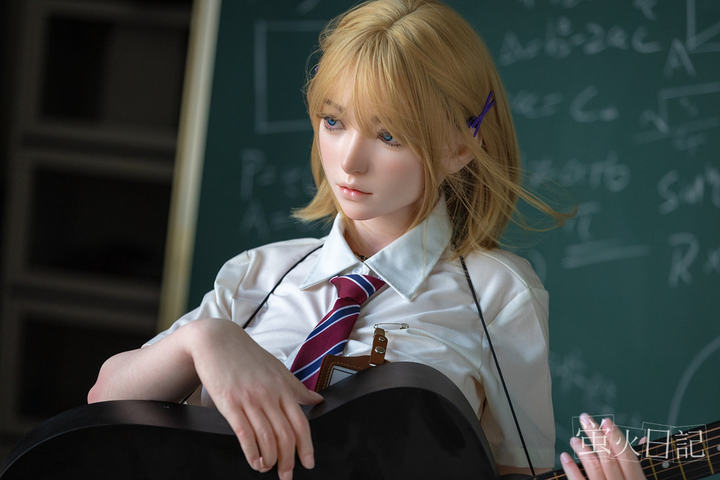 蛍火日記-西风 フルシリコン製 金髪教室の少女 ラブドール