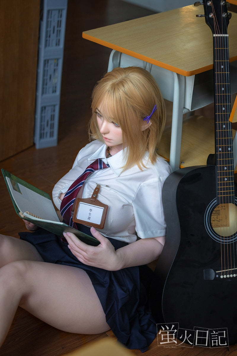 蛍火日記-西风 フルシリコン製 金髪教室の少女 ラブドール