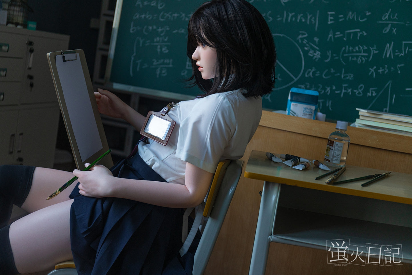 蛍火日記-雪莉 フルシリコン製 教室 ラブドール