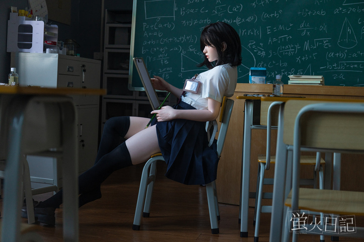 蛍火日記-雪莉 フルシリコン製 教室 ラブドール