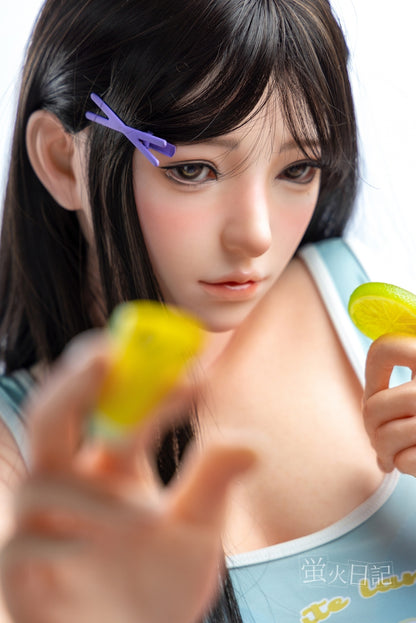 蛍火日記-西风 フルシリコン製 水色の水着 ラブドール