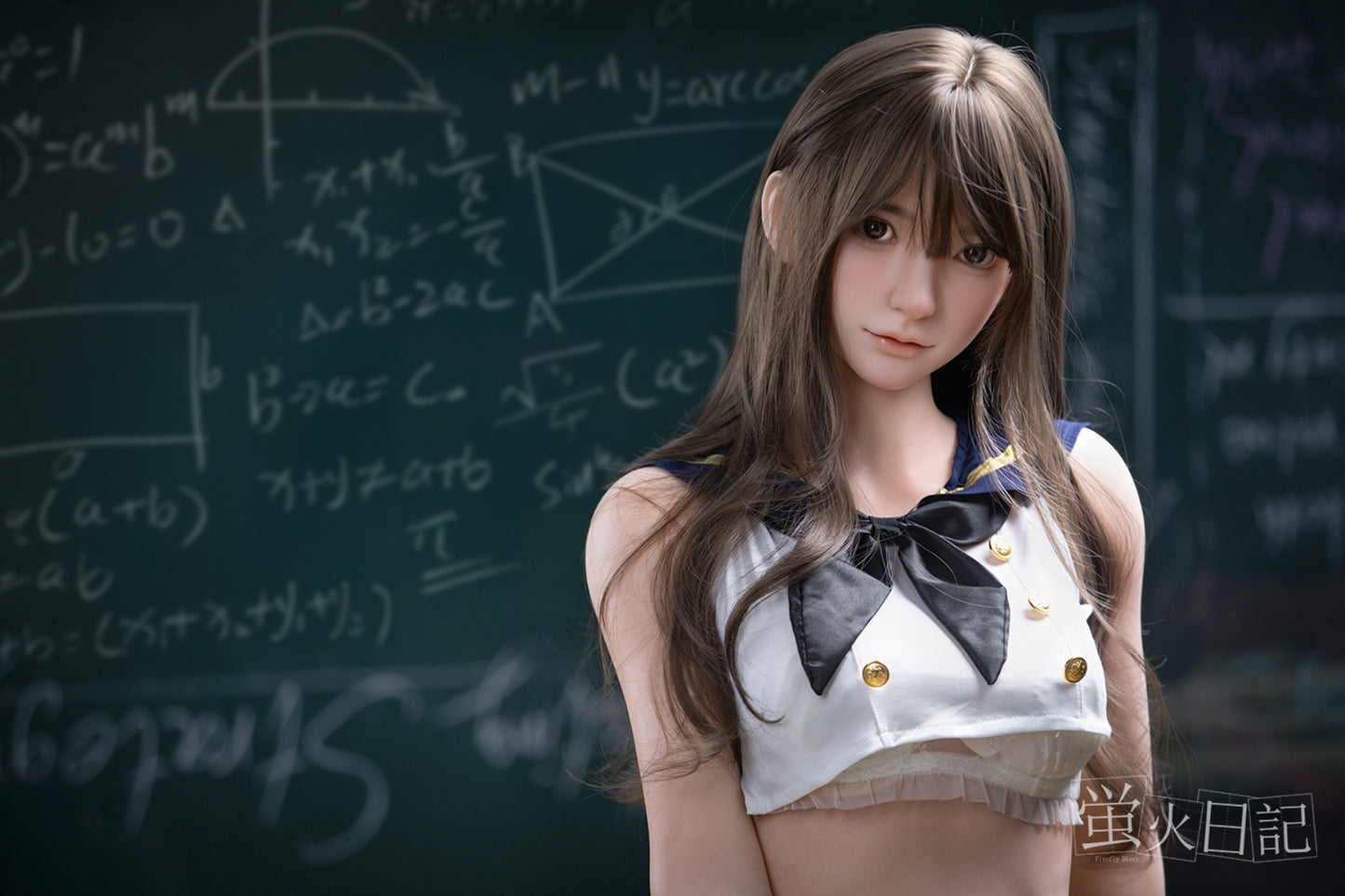 蛍火日記-莲 フルシリコン製 セクシー制服  ラブドール