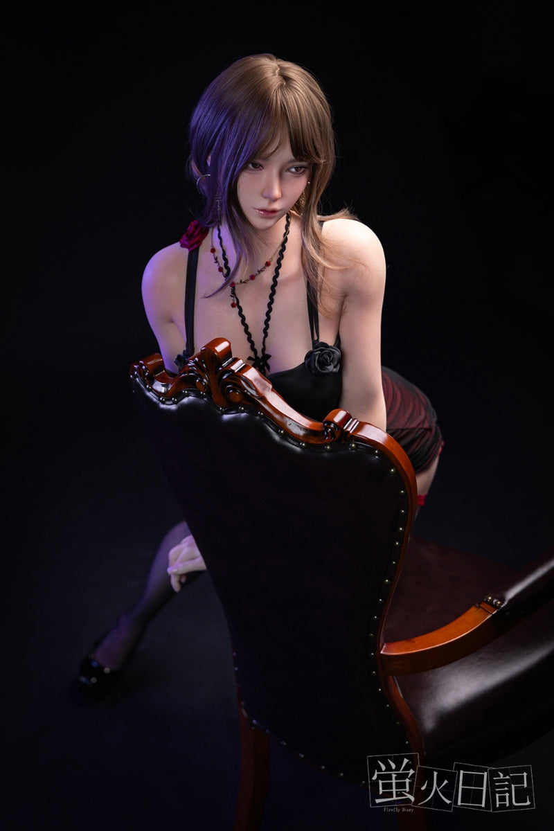 蛍火日記-田心 フルシリコン製 黒タイトスカート ラブドール