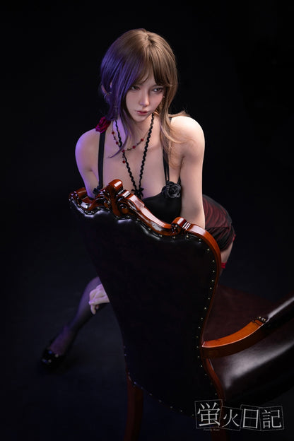 蛍火日記-田心 フルシリコン製 黒タイトスカート ラブドール