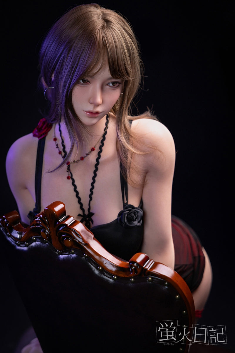 蛍火日記-田心 フルシリコン製 黒タイトスカート ラブドール