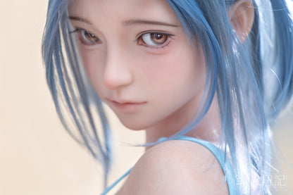 蛍火日記-菜々子 フルシリコン製  ブルー髪 水着 ラブドール