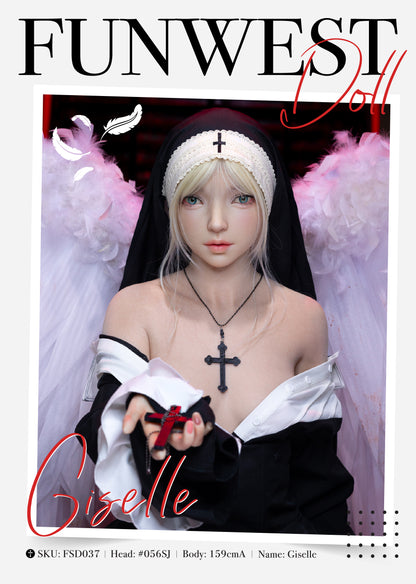 菫朔-シリコン ヘッド FunWestDoll