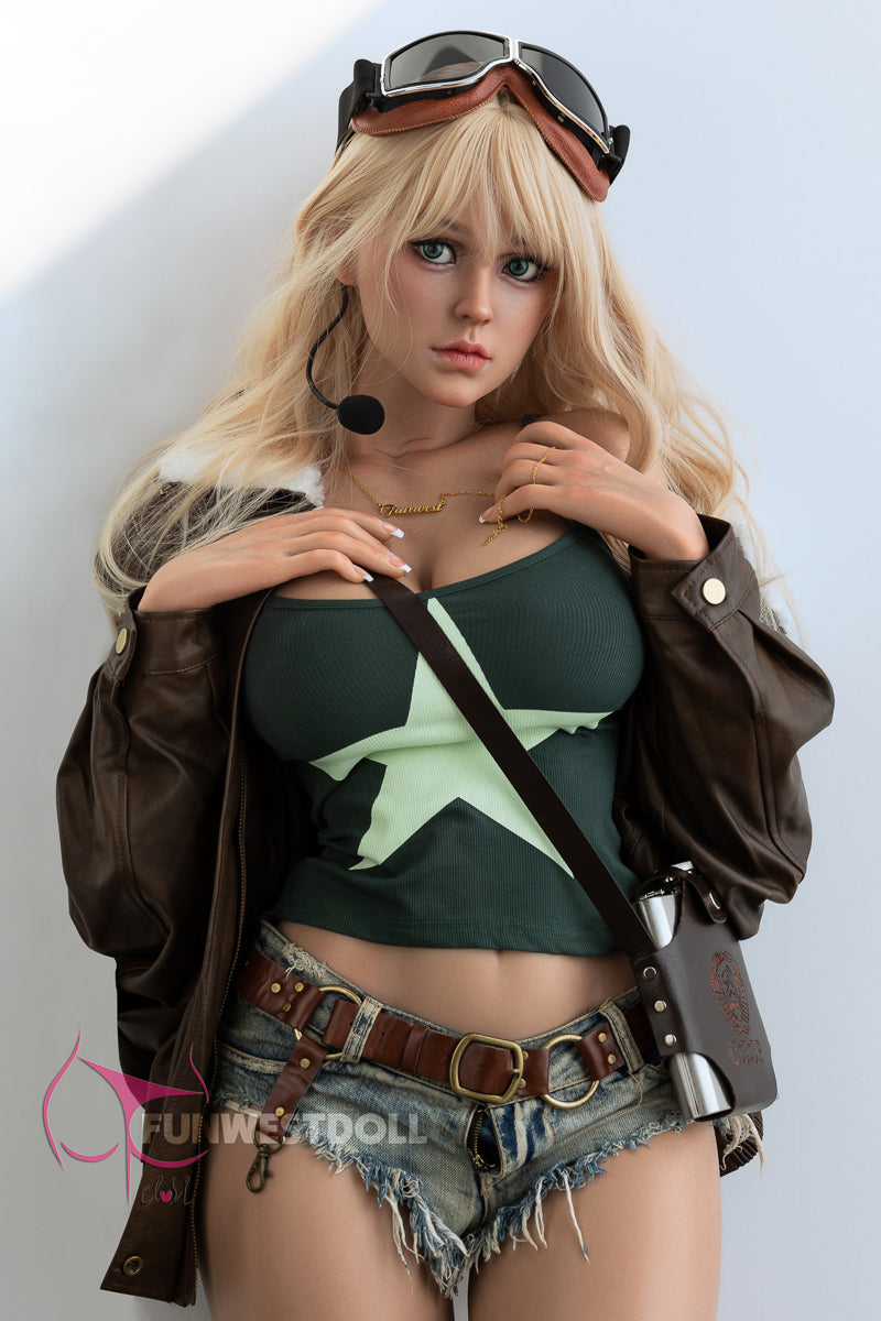 苔詩-シリコン ヘッド FunWestDoll