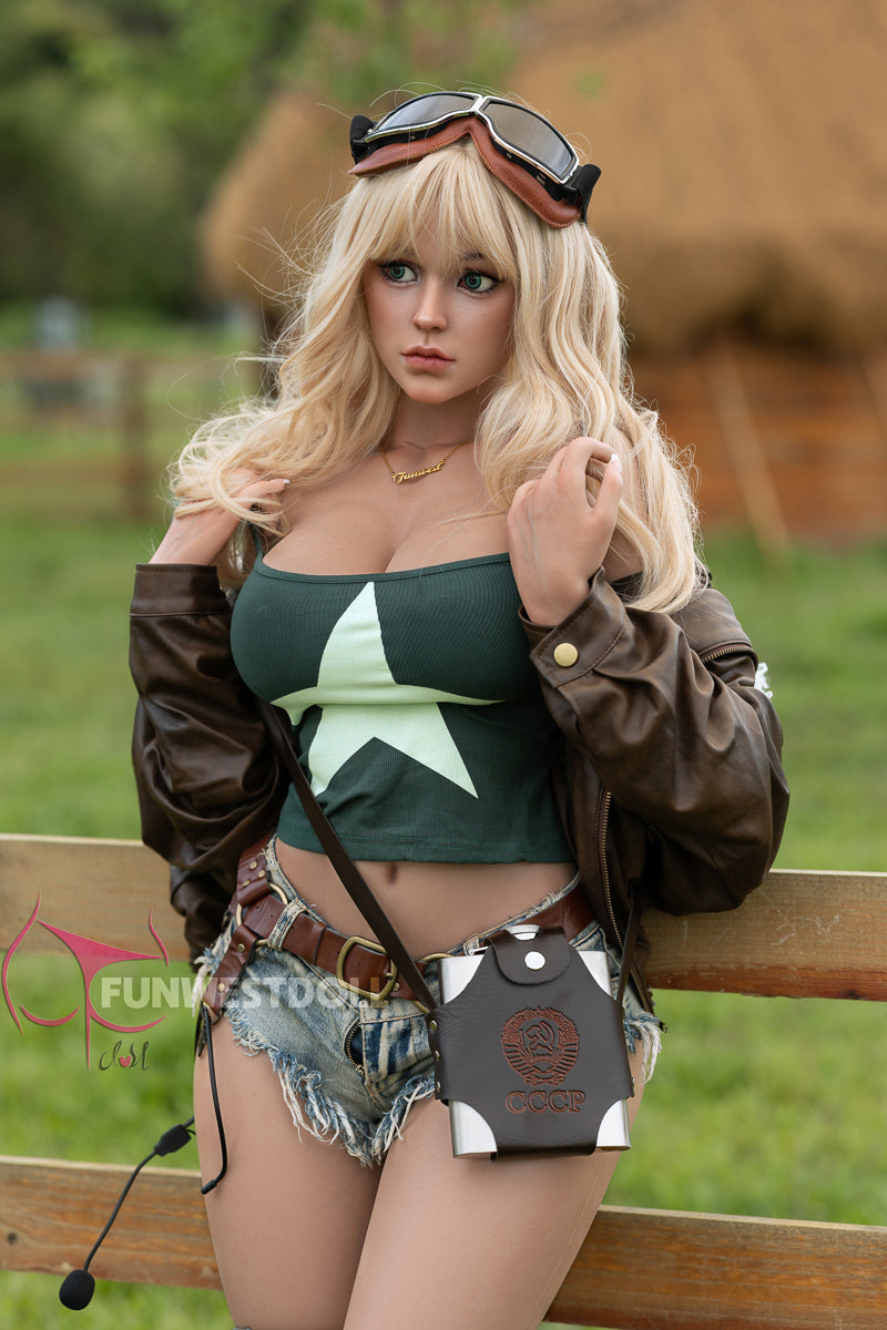 苔詩-シリコン ヘッド FunWestDoll