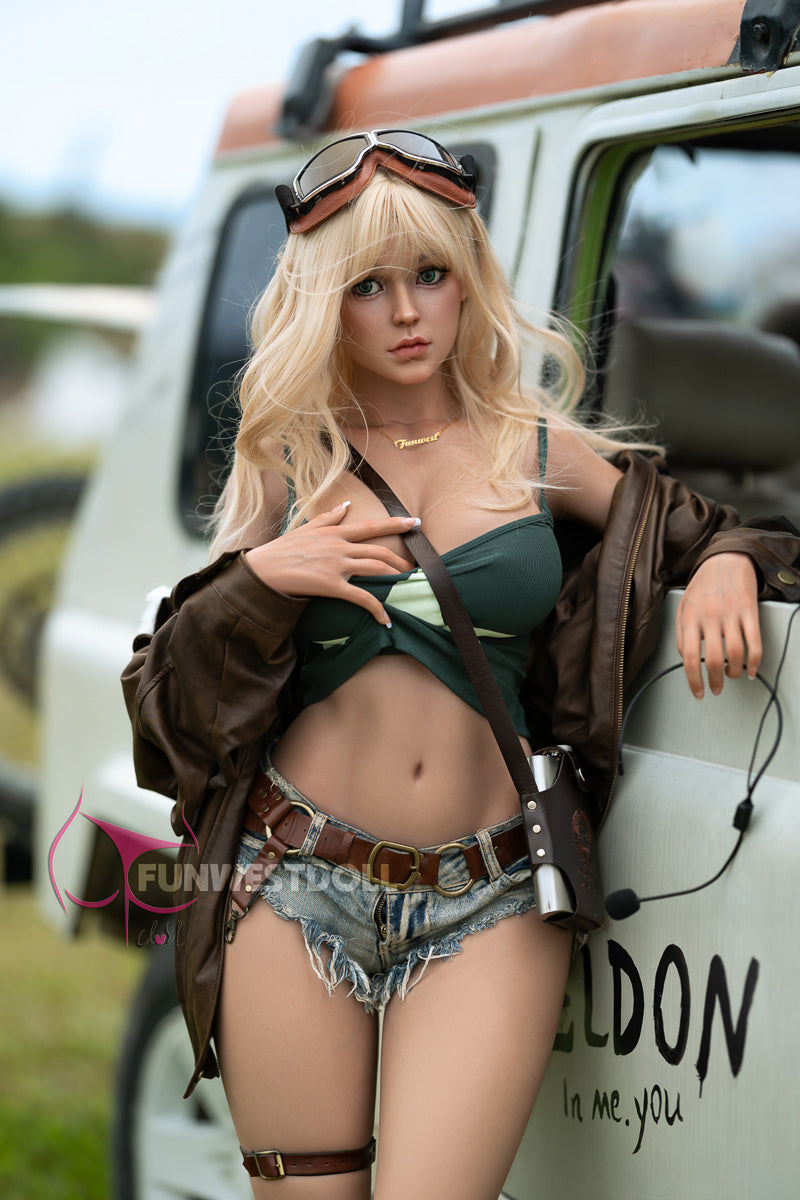 苔詩-シリコン ヘッド FunWestDoll