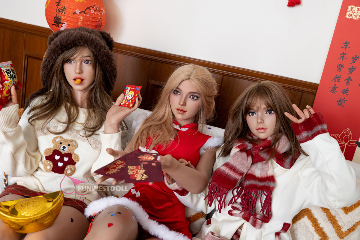 泡沫-シリコン ヘッド FunWestDoll