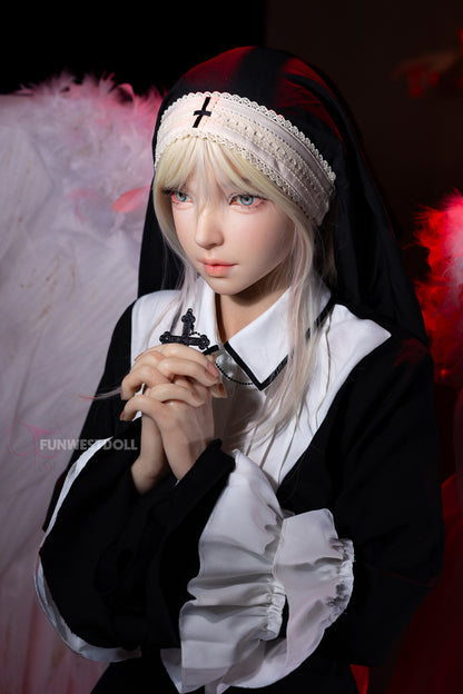 菫朔-シリコン ヘッド FunWestDoll