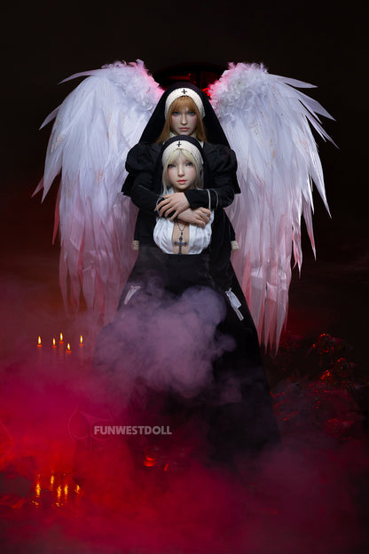菫朔-シリコン ヘッド FunWestDoll