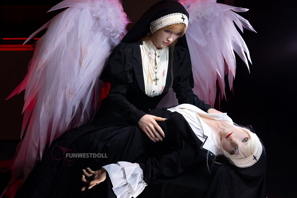 菫朔-シリコン ヘッド FunWestDoll
