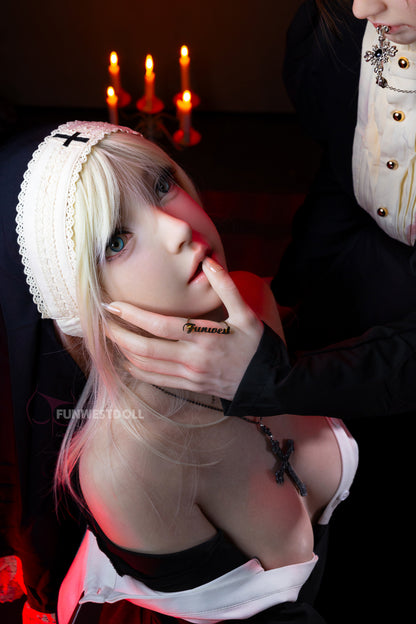 菫朔-シリコン ヘッド FunWestDoll