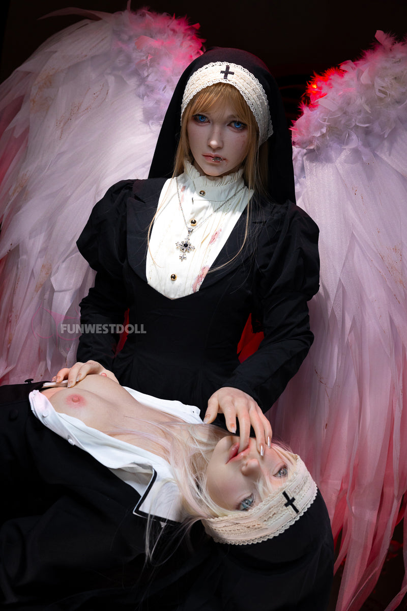 菫朔-シリコン ヘッド FunWestDoll