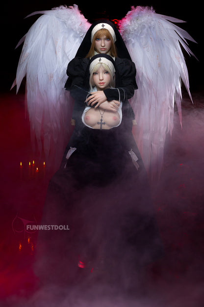 菫朔-シリコン ヘッド FunWestDoll