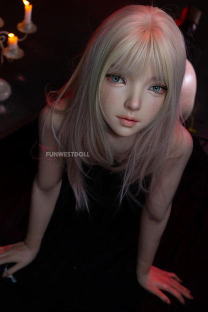 菫朔-シリコン ヘッド FunWestDoll