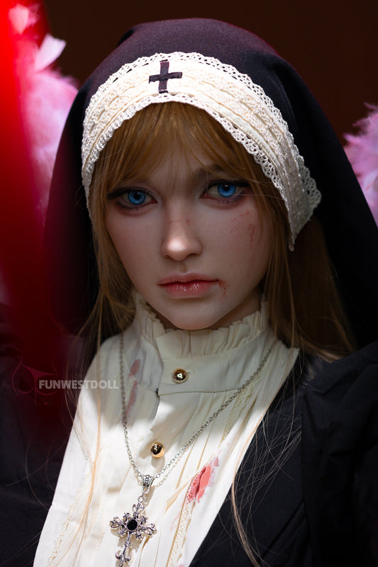 汐見-シリコン ヘッド FunWestDoll