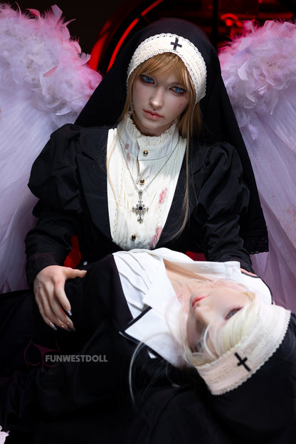 汐見-シリコン ヘッド FunWestDoll