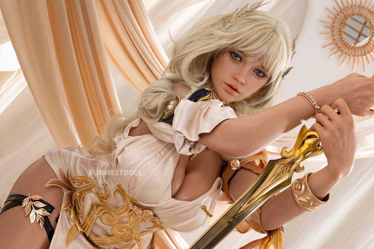 棠葉-シリコン ヘッド FunWestDoll