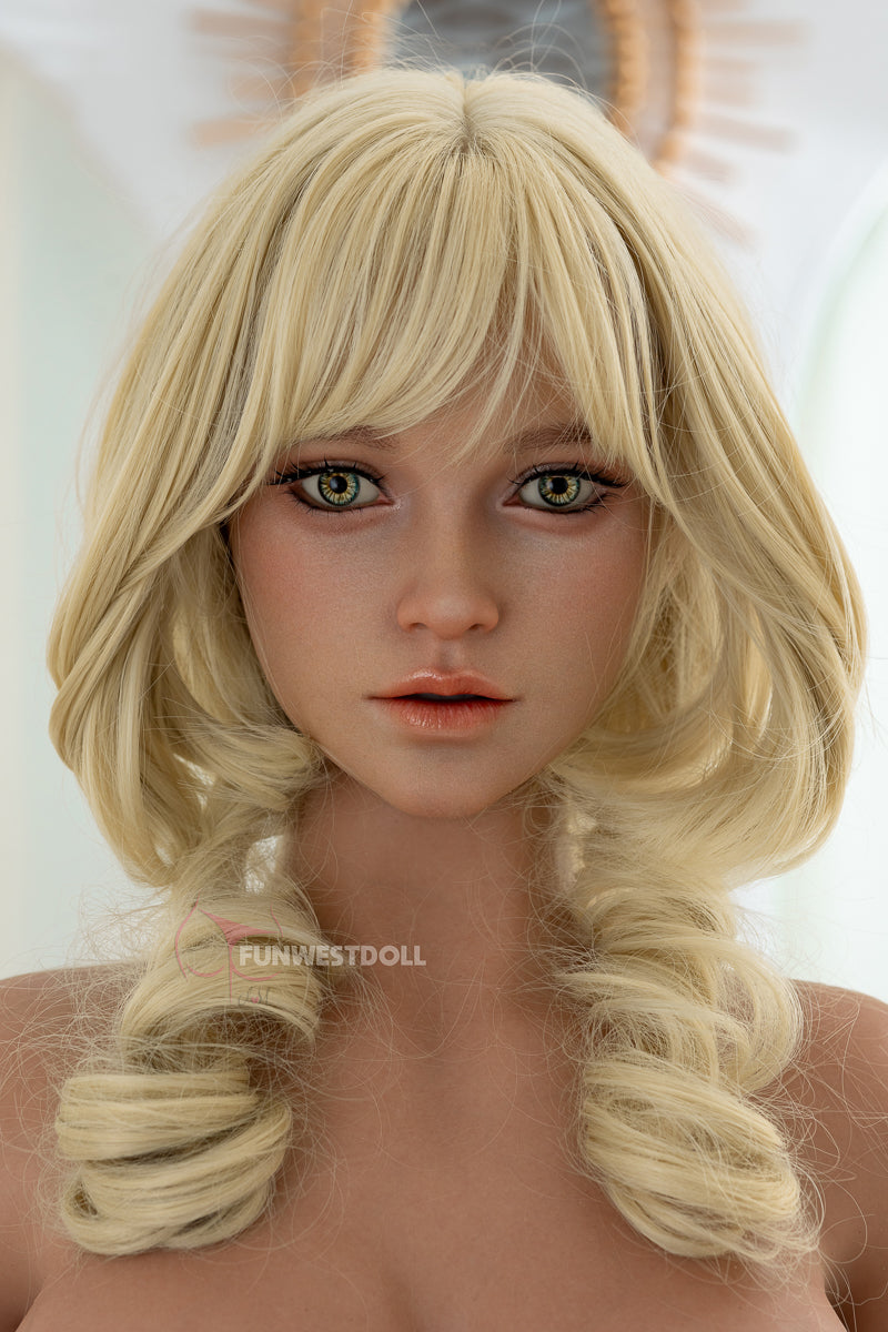 棠葉-シリコン ヘッド FunWestDoll