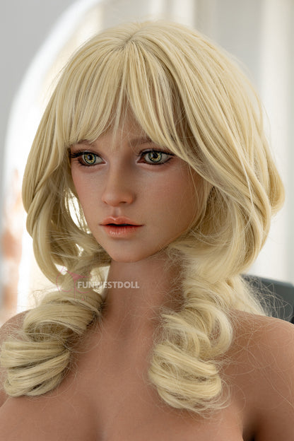 棠葉-シリコン ヘッド FunWestDoll