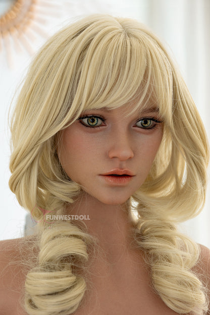 棠葉-シリコン ヘッド FunWestDoll