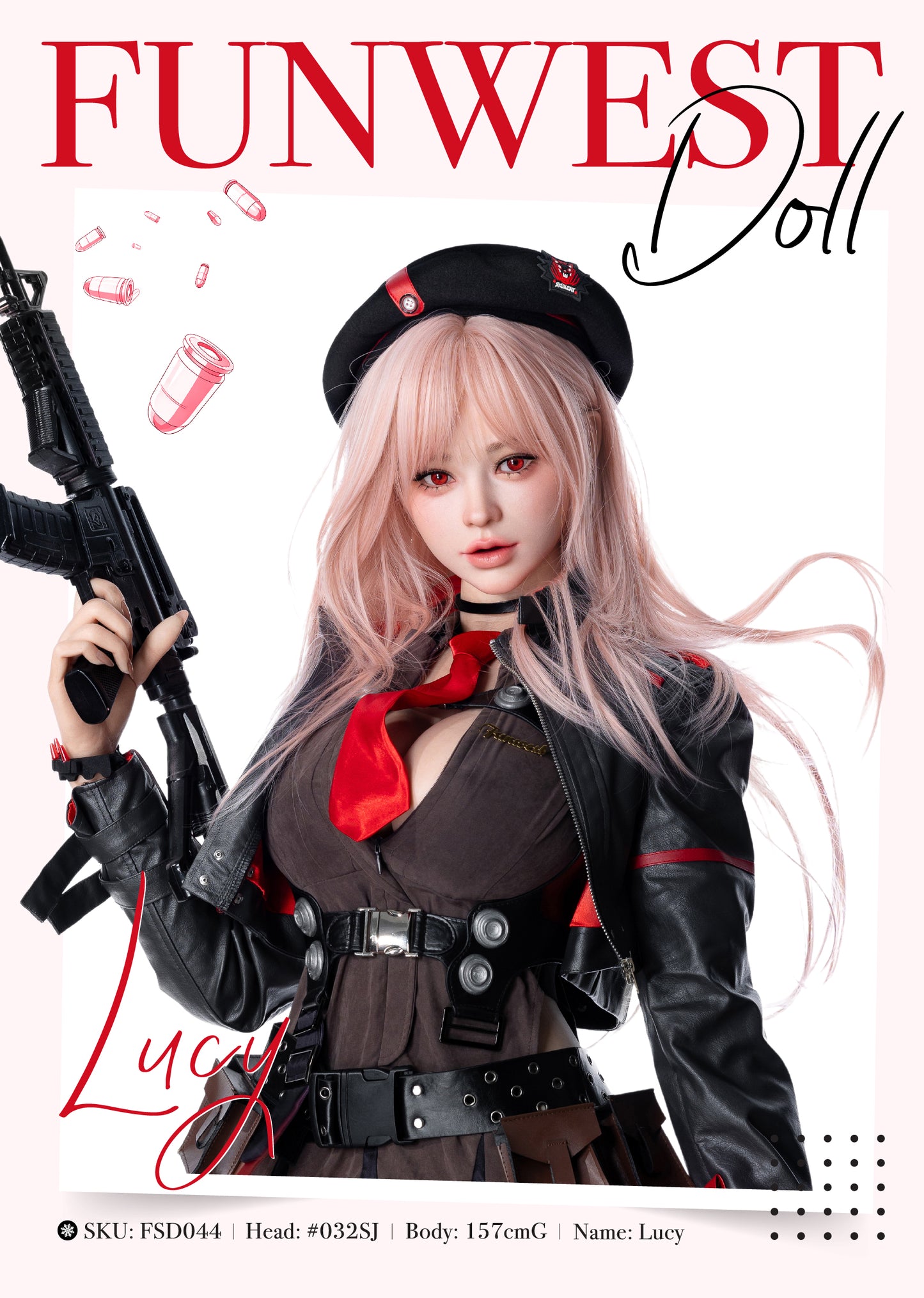 栖月-シリコン ヘッド FunWestDoll