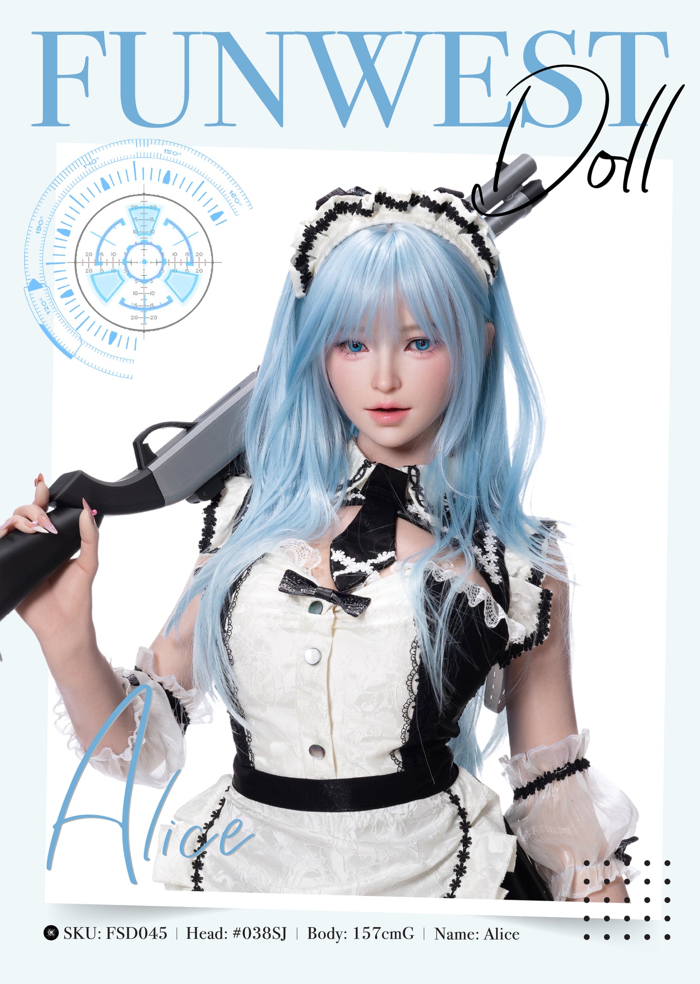 羽祢-シリコン ヘッド FunWestDoll
