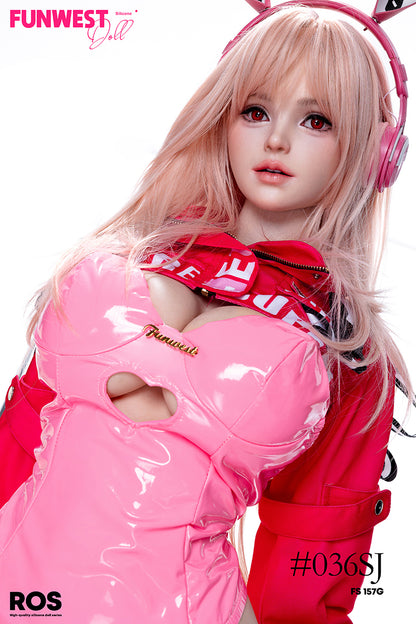 霜見-シリコン ヘッド FunWestDoll