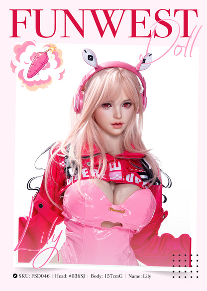 霜見-シリコン ヘッド FunWestDoll