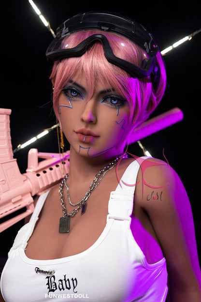 亜実-シリコン ヘッド FunWestDoll