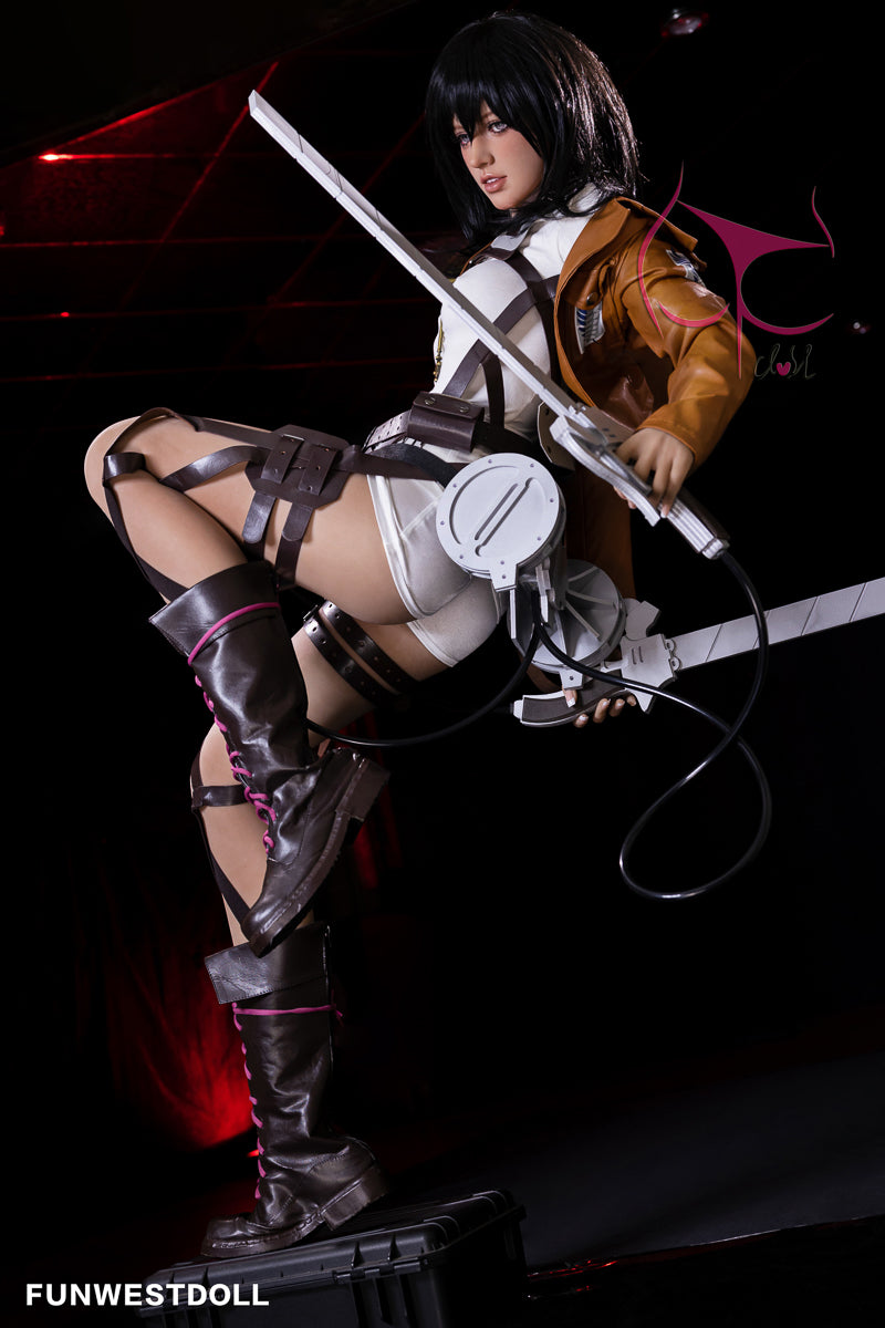 詩歩-シリコン ヘッド FunWestDoll