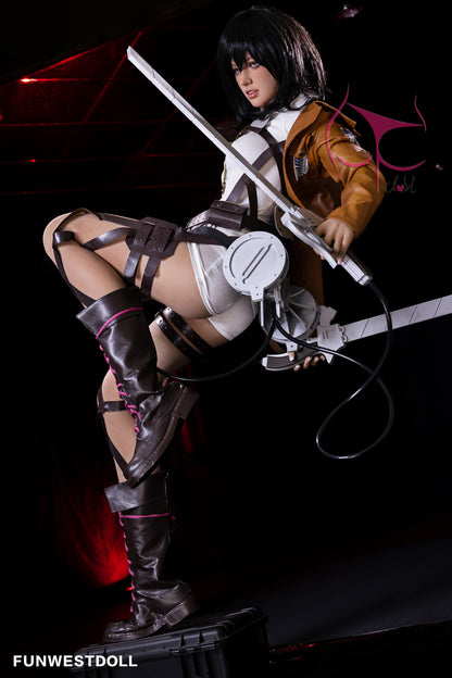 詩歩-シリコン ヘッド FunWestDoll