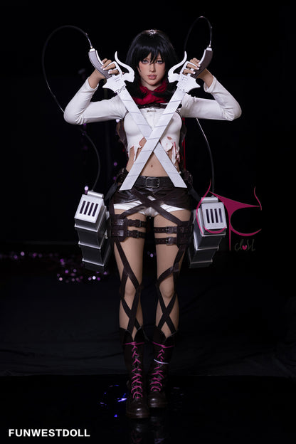 詩歩-シリコン ヘッド FunWestDoll