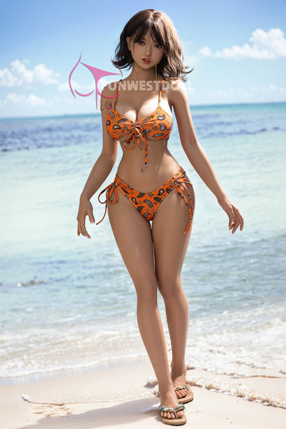 美月-シリコン ヘッド FunWestDoll