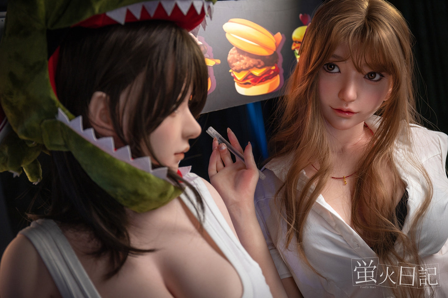 蛍火日記-琉璃 フルシリコン製 屋台ハンバーガー ラブドール