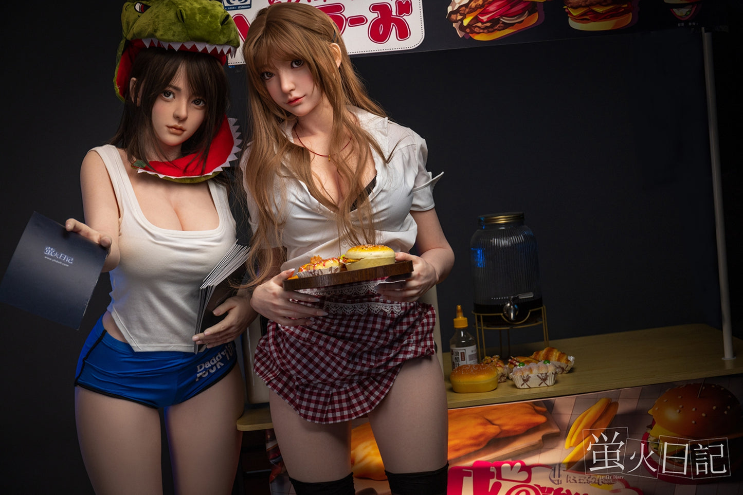 蛍火日記-琉璃 フルシリコン製 屋台ハンバーガー ラブドール